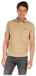 Ανδρική Μπλούζα Polo Κοντομάνικη Μπεζ Ralph Lauren