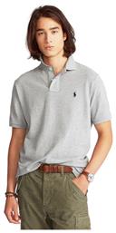 Ανδρική Μπλούζα Polo Κοντομάνικη Γκρι Ralph Lauren