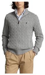 Ανδρική Ζακέτα Πλεκτή Γκρι Ralph Lauren