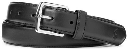 Ανδρική Ζώνη Δερμάτινη Μαύρη Ralph Lauren