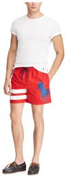Ανδρικό Μαγιό Σορτς Κόκκινο με Ρίγες Ralph Lauren