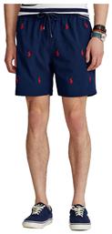 Ανδρικό Μαγιό Σορτς Navy Μπλε με Σχέδια Ralph Lauren