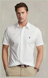 Ανδρικό Πουκάμισο Κοντομάνικο Λευκό Ralph Lauren