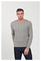Ανδρικό Πουλόβερ Μακρυμάνικο Γκρι Ralph Lauren