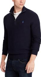 Ralph Lauren Ανδρικό Πουλόβερ Μακρυμάνικο με Φερμουάρ Navy Μπλε από το Altershops