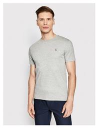 Ανδρικό T-shirt Γκρι Μονόχρωμο Ralph Lauren