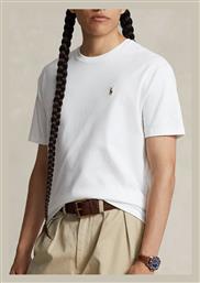 Ανδρικό T-shirt Λευκό Μονόχρωμο Ralph Lauren