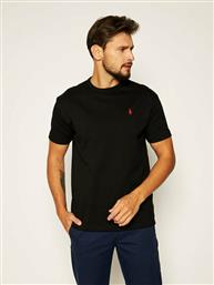 Ανδρικό T-shirt Μαύρο με Λογότυπο Ralph Lauren