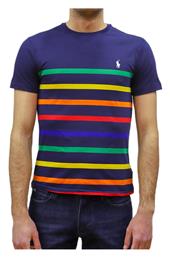 Ανδρικό T-shirt Πολύχρωμο με Ρίγες Ralph Lauren