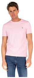 Ανδρικό T-shirt Ροζ Μονόχρωμο Ralph Lauren