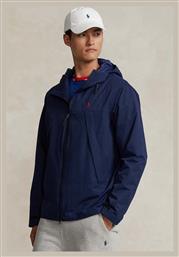 Αθλητικό Ανδρικό Μπουφάν Αδιάβροχο Navy Μπλε Ralph Lauren