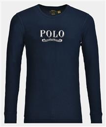Χειμερινή Ανδρική Πιτζάμα Βαμβακερή Navy Μπλε Ralph Lauren
