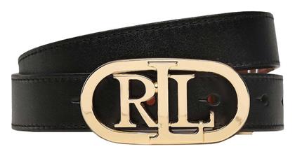 Δερμάτινη Γυναικεία Ζώνη Μαύρη Ralph Lauren
