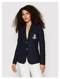 Ralph Lauren Γυναικείο Μεσάτο Σακάκι Navy Μπλε από το Spartoo