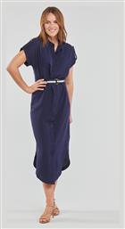 Καλοκαιρινό Midi Σεμιζιέ Φόρεμα Navy Μπλε Ralph Lauren