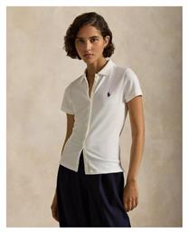 Κοντομάνικο Γυναικείο Πουκάμισο Ασπρο Ralph Lauren