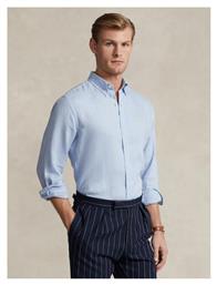 Λινό Πουκάμισο Μπλε Ralph Lauren
