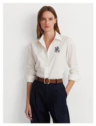Μακρυμάνικο Γυναικείο Πουκάμισο Λευκό Ralph Lauren
