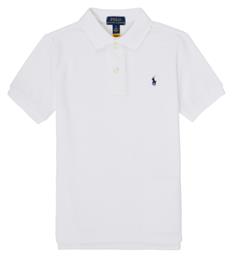 Παιδικό Καλοκαιρινό Polo Κοντομάνικο Λευκό Ralph Lauren