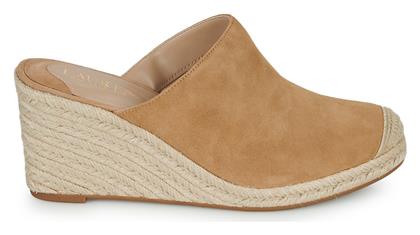 Pennie Mules με Ψηλό Τακούνι σε Μπεζ Χρώμα Ralph Lauren