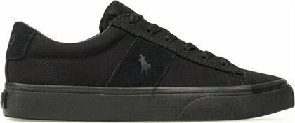 Ralph Lauren Sayer Unisex Sneaker Μαύρο από το Troumpoukis