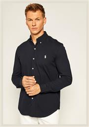 Βαμβακερό Πουκάμισο Navy Μπλε Ralph Lauren
