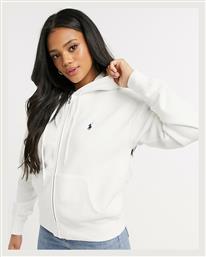 Ζακέτα Λευκή με Κουκούλα Ralph Lauren