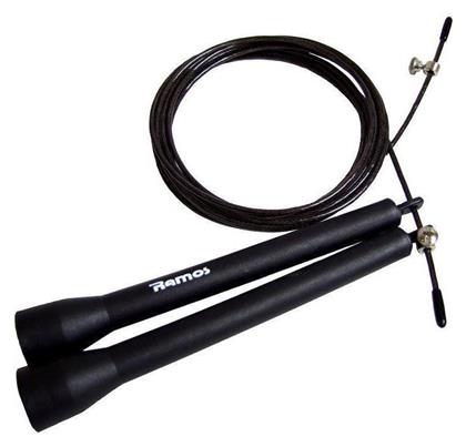 Crossfit Σχοινάκι Ταχύτητας 3m Μαύρο Ramos