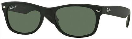 Wayfarer Γυαλιά Ηλίου με Μαύρο Κοκκάλινο Σκελετό και Πράσινο Φακό RB2132 622 Ray Ban