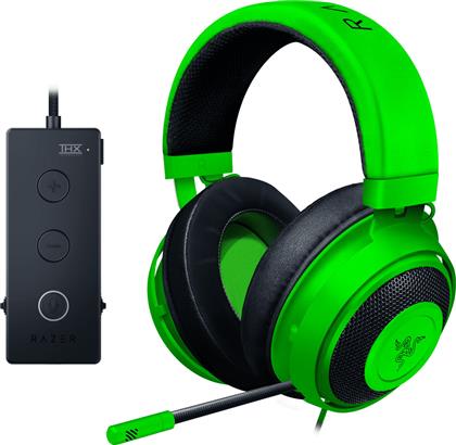 Razer Kraken Tournament Edition Over Ear Gaming Headset με σύνδεση 3.5mm / USB Πράσινο από το Media Markt