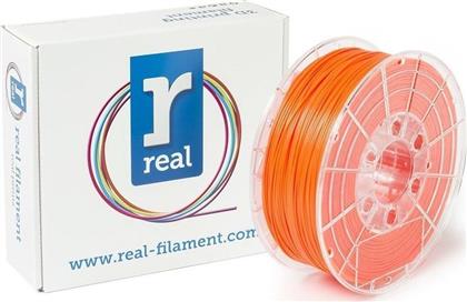 Real Filament PLA 3D Printer Filament 1.75mm Fluorescent Orange 1kg
