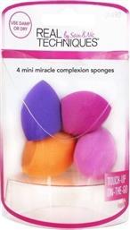 Real Techniques 4 Mini Miracle Complexion Sponges 1492 από το Milva