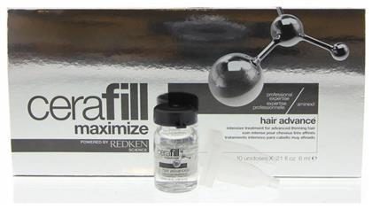 Cerafill Maximize Αμπούλες Μαλλιών κατά της Τριχόπτωσης για Άνδρες 10x6ml Redken