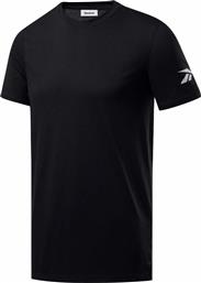Reebok Wor We Comm Αθλητικό Ανδρικό T-shirt Μαύρο Μονόχρωμο από το Cosmossport