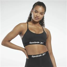Reebok Workout Ready Γυναικείο Αθλητικό Μπουστάκι Μαύρο με Ελαφριά Ενίσχυση