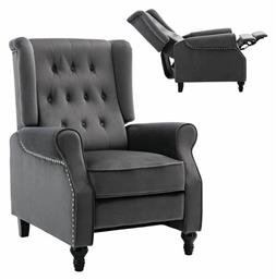 Relax με Υποπόδιο Chester 78x85x104cm Grey - Woodwell