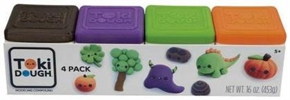 TOKI για 3+ Ετών, 4τμχ Καφέ / Μωβ / Πράσινο / Πορτοκαλί Relevant Play