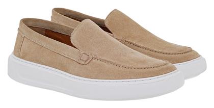 Suede Ανδρικά Loafers σε Μπεζ Χρώμα Renato Garini