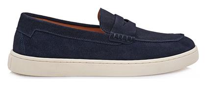Suede Ανδρικά Loafers σε Μπλε Χρώμα Renato Garini