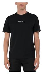 Ανδρικό T-shirt Κοντομάνικο Μαυρο Replay