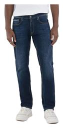 Grover Ανδρικό Παντελόνι Τζιν Ελαστικό Regular Fit Straight Μπλε Replay