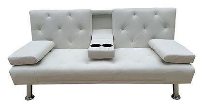 Rest Τριθέσιος Καναπές Κρεβάτι White 168x88εκ. Zita Plus
