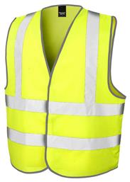 Hi-Viz R201X Ανδρικό Γιλέκο Εργασίας με Ανακλαστικές Ταινίες Result