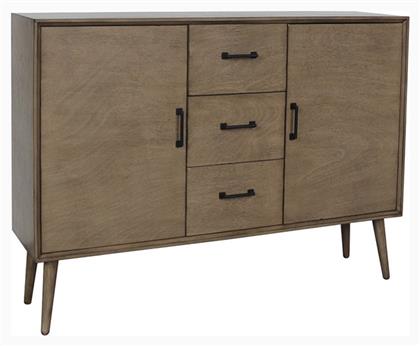 Retro Μπουφές Γκρι Sahara 113x30x82cm - Fylliana