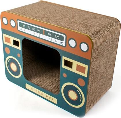 Retro radio σπιτάκι γάτας - Χρωματιστό
