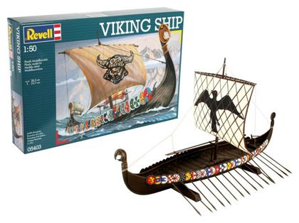 Viking Φιγούρα Μοντελισμού Πλοίο 131 Κομματιών σε Κλίμακα 1:50 Revell