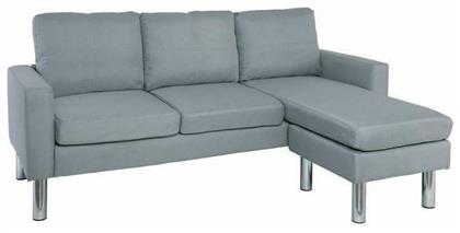 Reverse Γωνιακός Καναπές Υφασμάτινος 197x131x74εκ. Woodwell