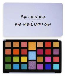 Friends Παλέτα με Σκιές Ματιών σε Στερεή Μορφή Πολύχρωμη Revolution Beauty