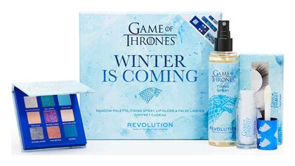 x Game of Thrones Winter Is Coming Σετ Μακιγιάζ για Πρόσωπο & Μάτια 4τμχ Revolution Beauty