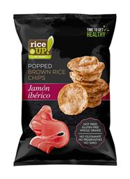 Πατατάκια Popped Brown Rice με Γεύση Iberian Ham Χωρίς Γλουτένη 60gr RiceUp